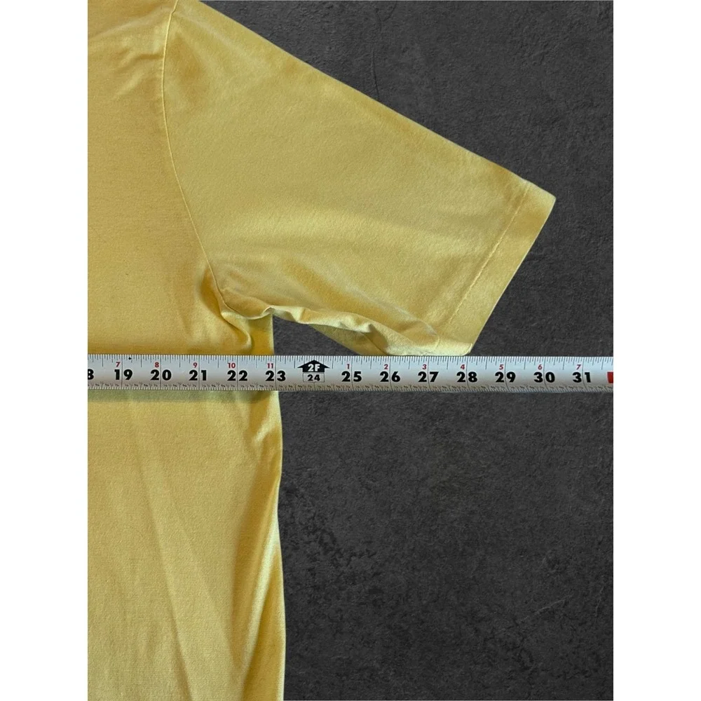 Polo Golf Ralph Lauren Shirt Mens Large Yellow Pima Cotton Pocket Polo